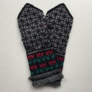 Moteriškos vilnonės pirštinės #124